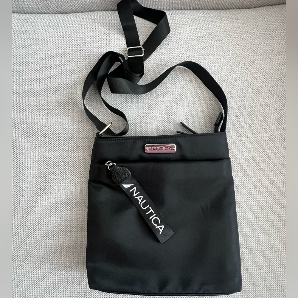 Nautica Charcoal Gray Crossbody Bag